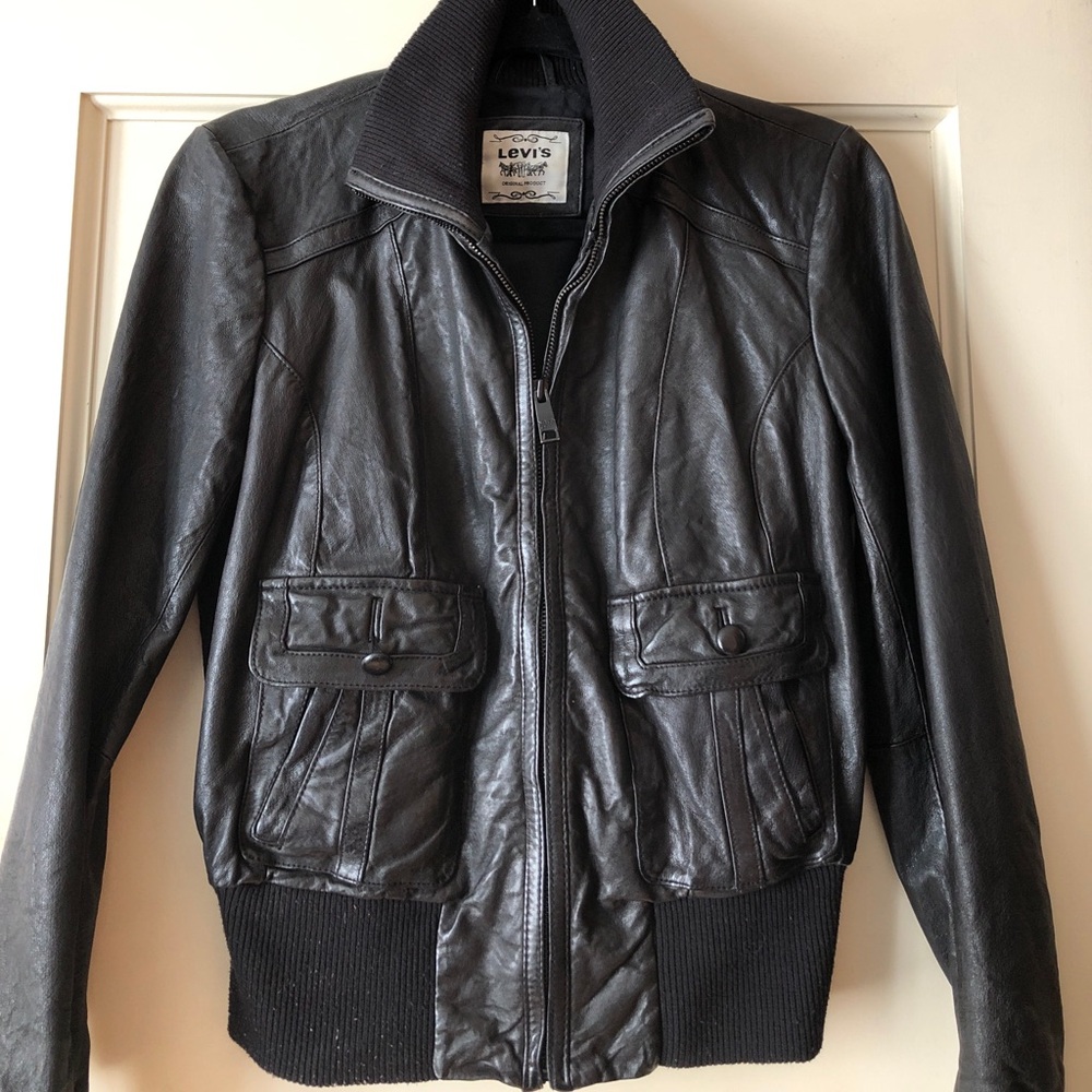 Levi’s Genuine Leather Bomber Jacket Vintage | Rn No. 54163